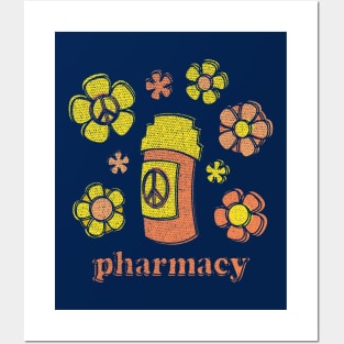 Peace Love and Pharmacy Posters and Art